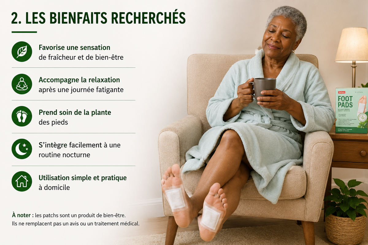 🌿 Patchs Détox pour les Pieds – Taerikpru